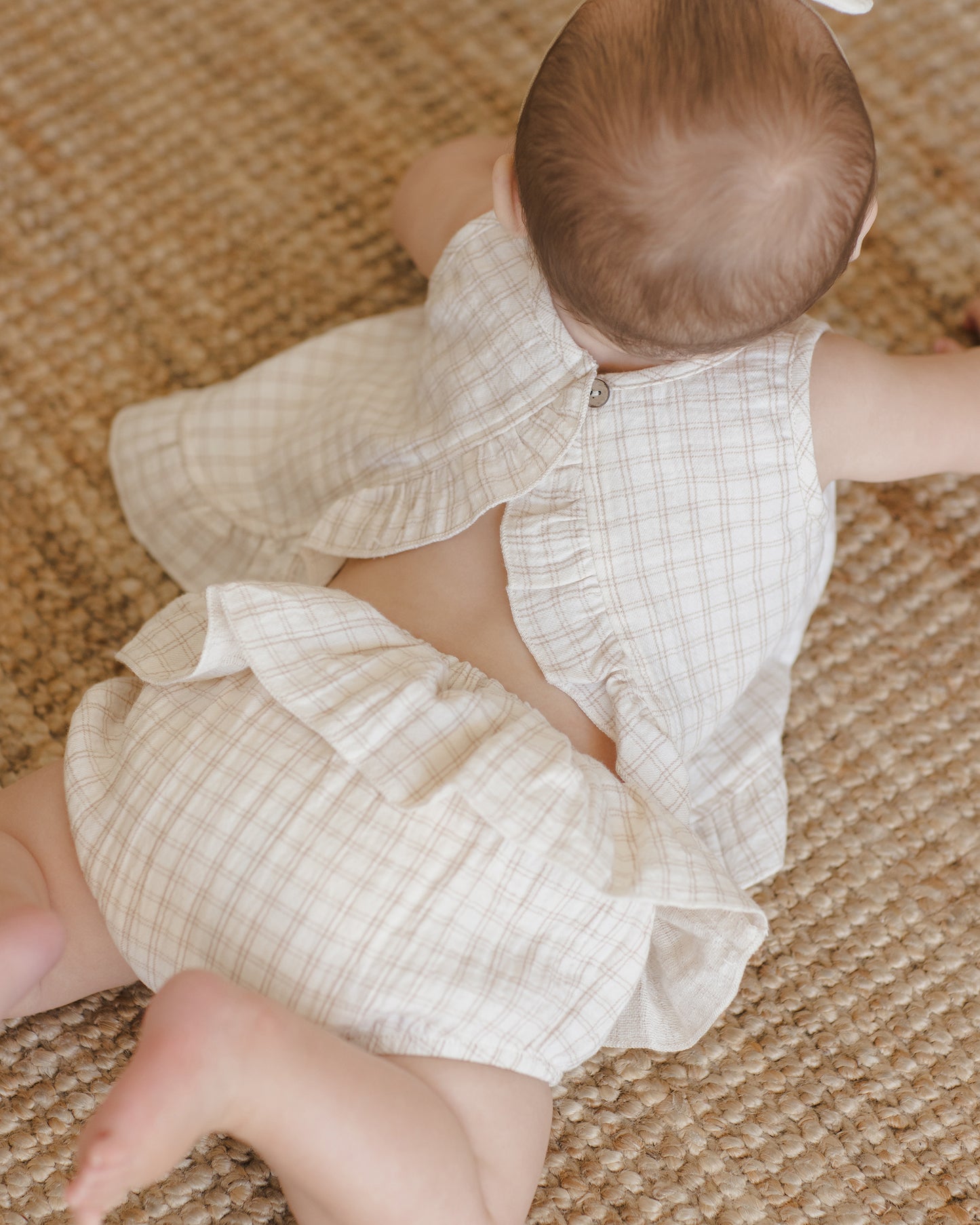 Ruffled Tulip Top + Bloomer Set || Oat Check