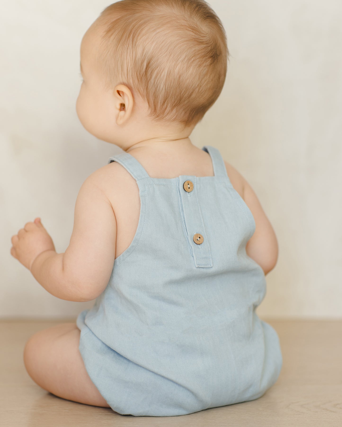 Thomas Romper || Chambray