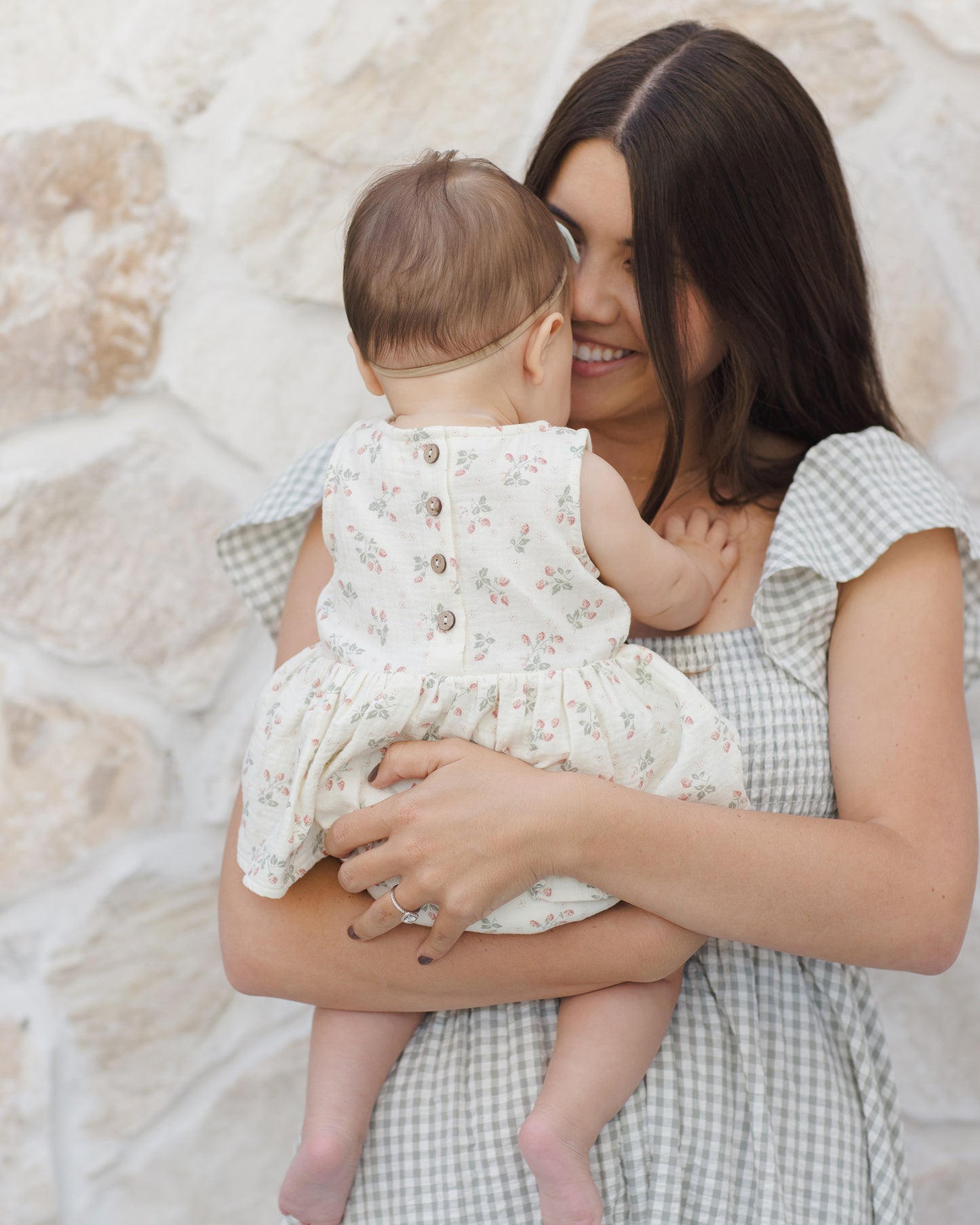 Skirted Tank Romper || Strawberries