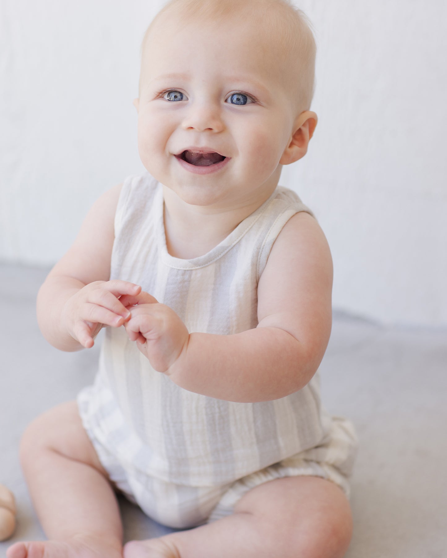 Woven Tank + Short Set || Sky Stripe