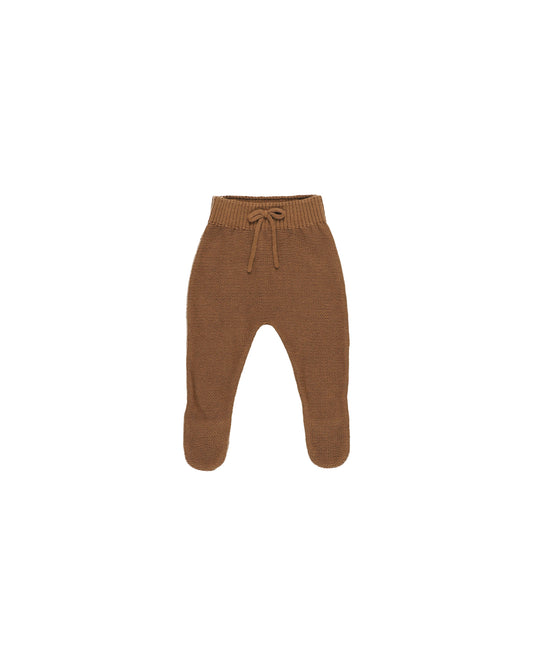 Footed Knit Pant | Cinnamon