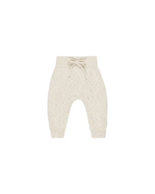 Knit Pant | Speckled Natural