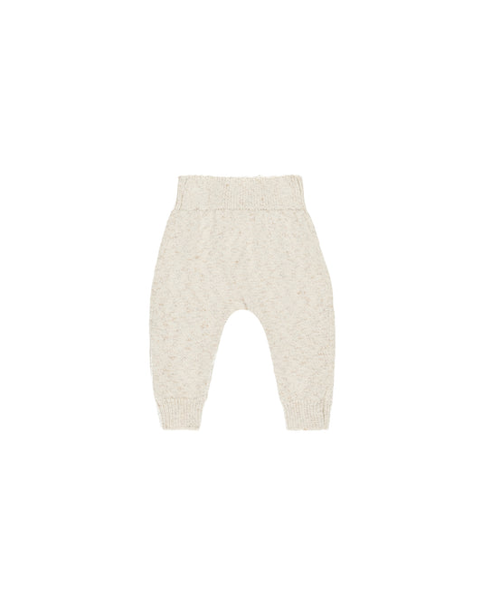 Knit Pant | Speckled Natural