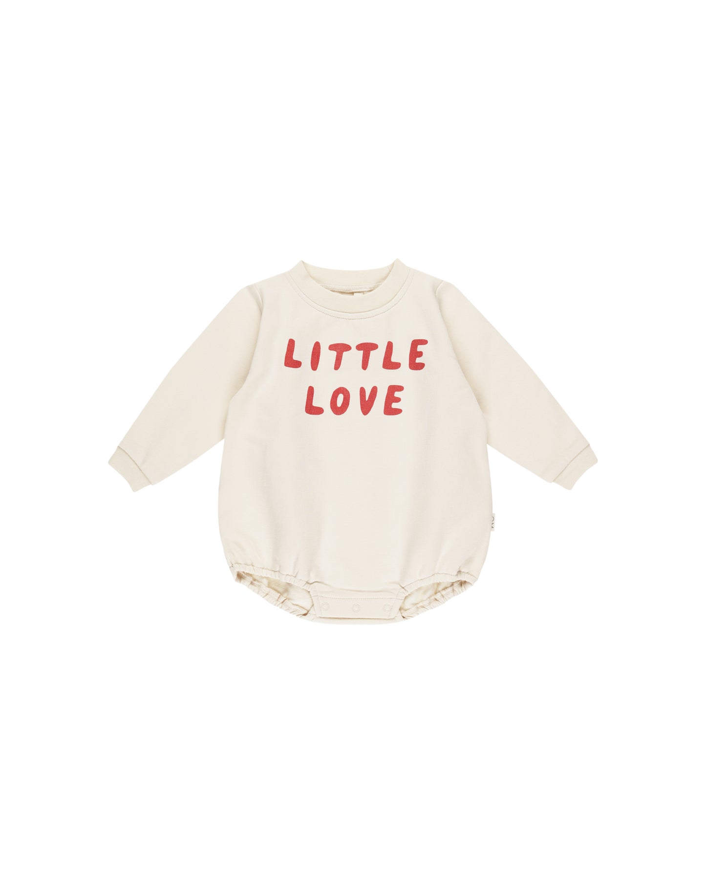 Crewneck Bubble Romper || Little Love