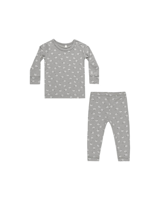 Bamboo Pajama Set | Blue Ditsy