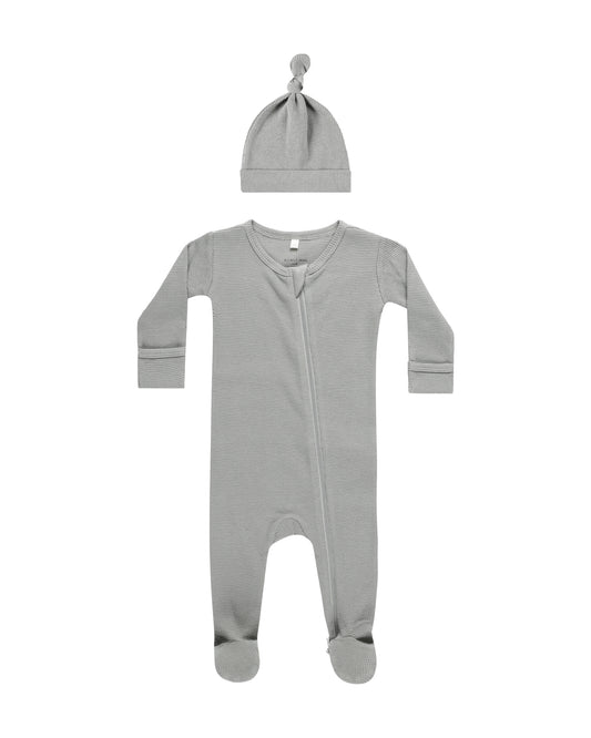 Waffle Sleep Set | Dusty Blue