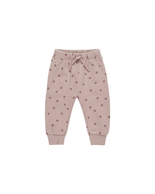 Relaxed Fleece Sweatpant | Polka Dots