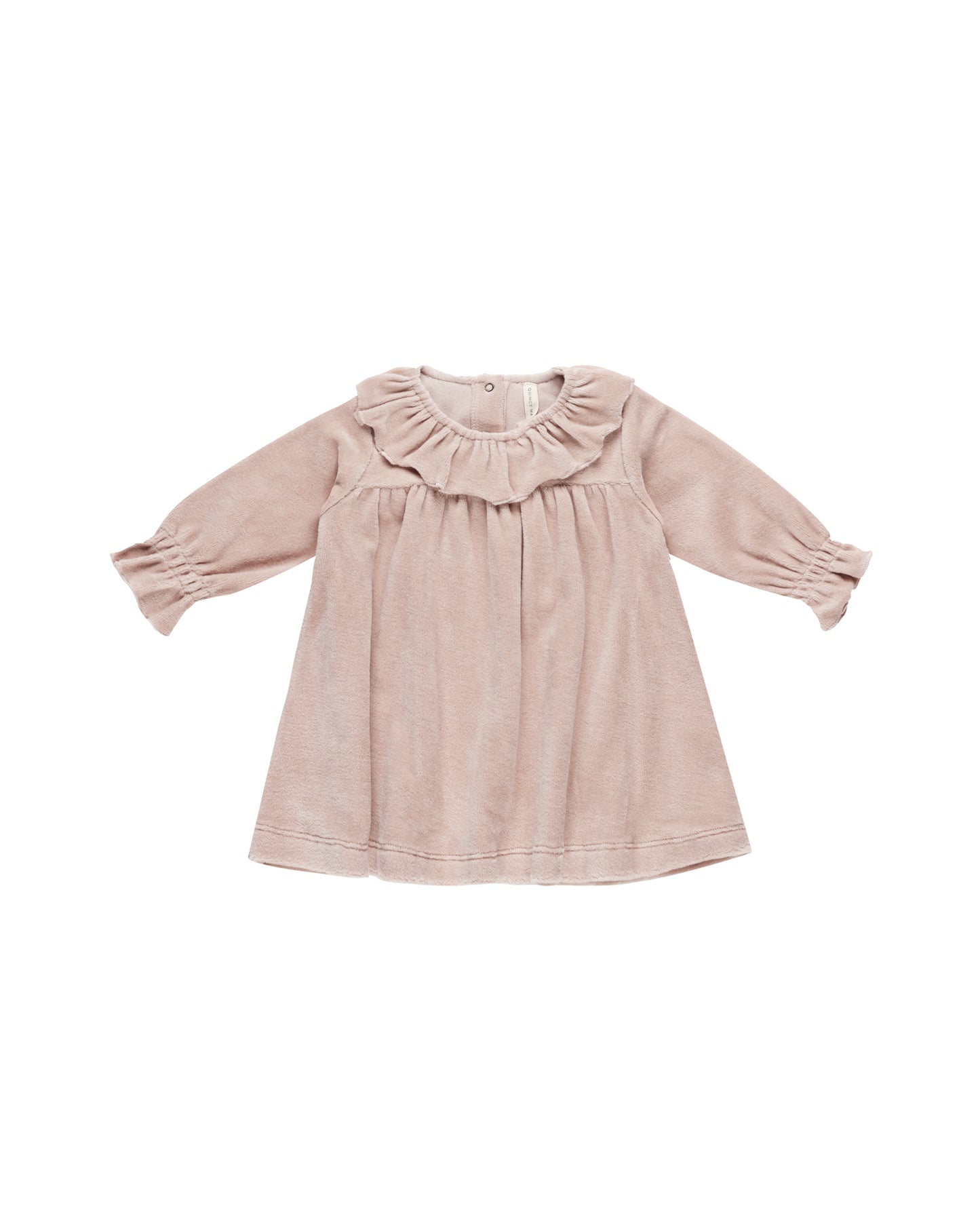 Velour Baby Dress | Blush