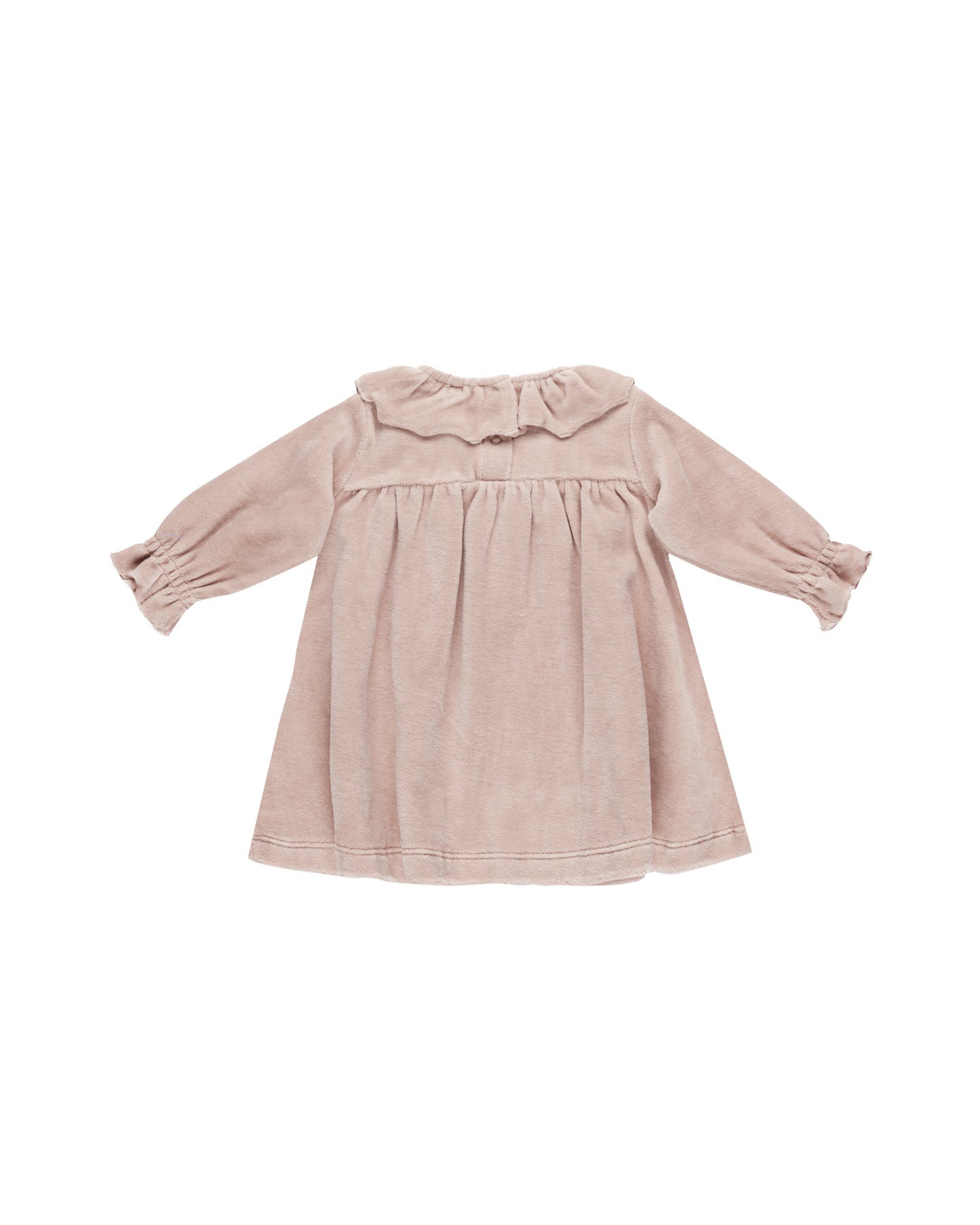 Velour Baby Dress | Blush