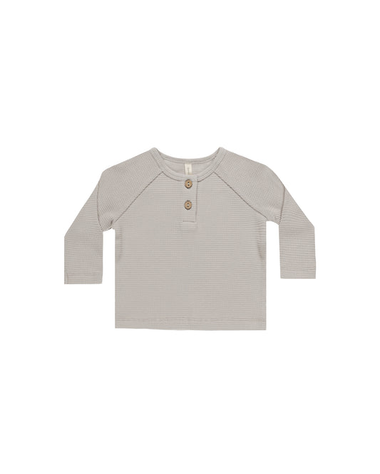 Henley Knit Top | Fog