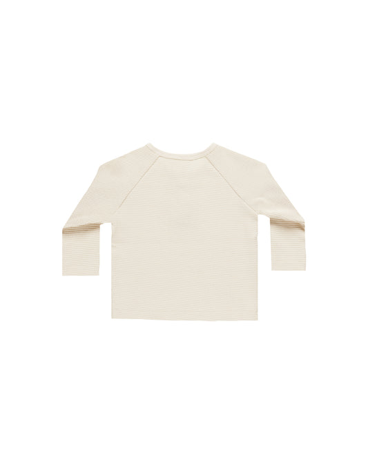 Henley Knit Top | Natural