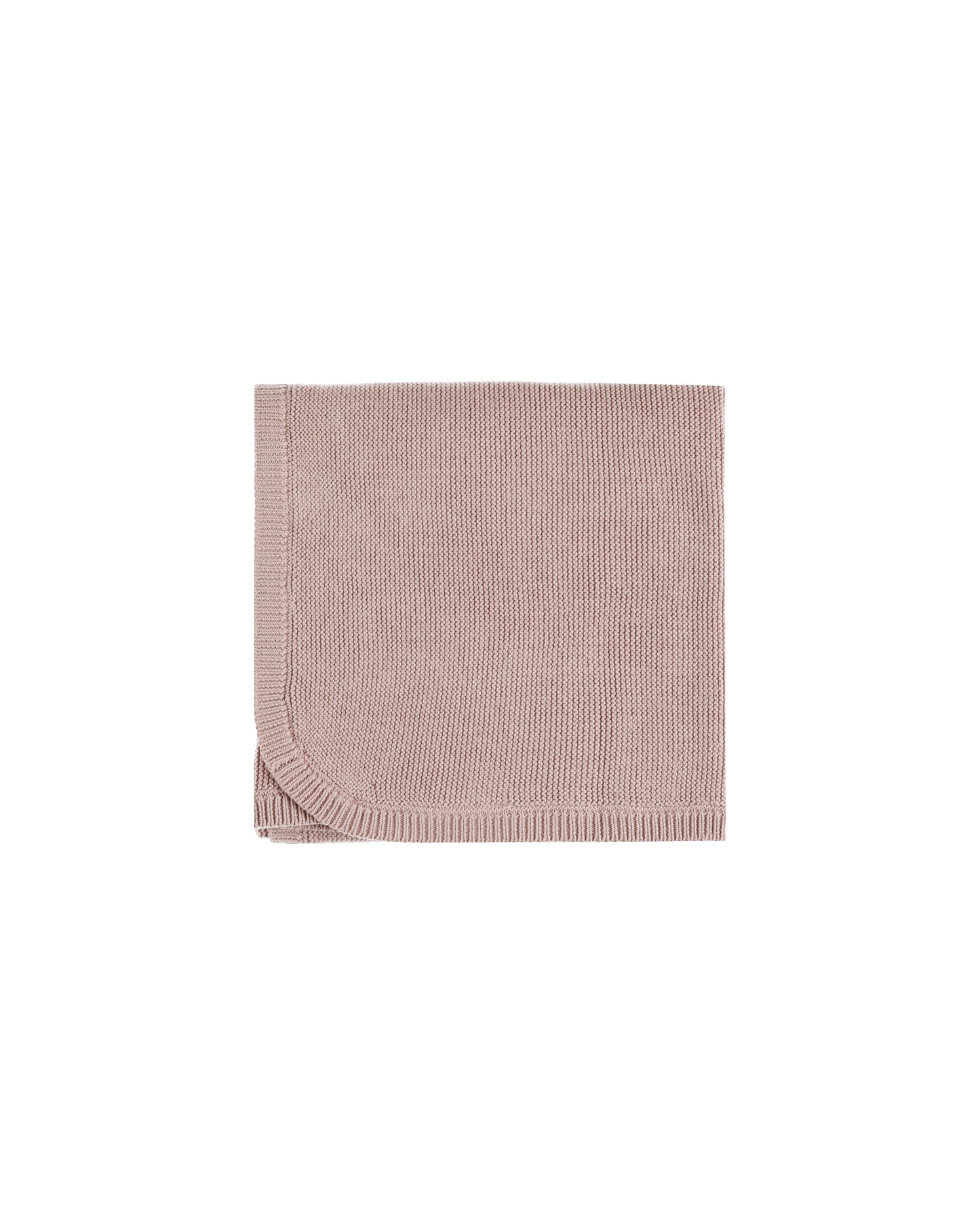 Knit Baby Blanket | Mauve