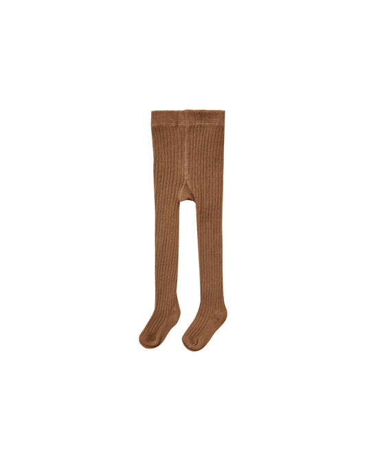 Ribbed Tights | Cinnamon