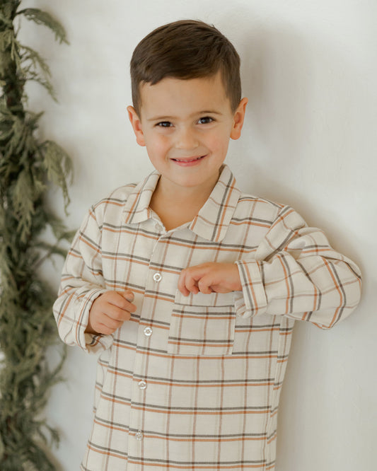 Long Sleeve Pajamas | Holiday Plaid