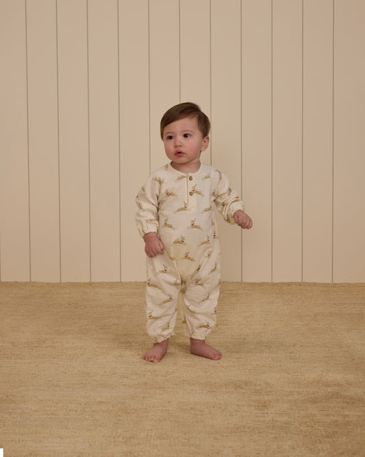 Henley Jumpsuit | Reindeer