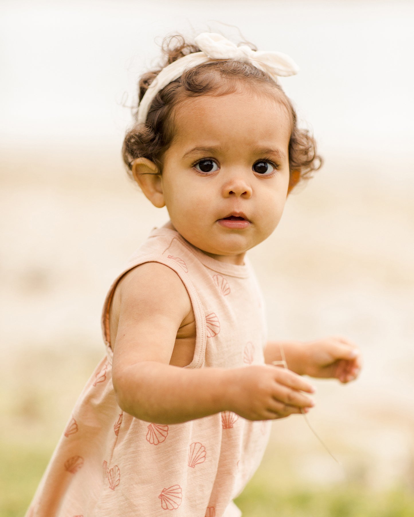 Baby Bow Headband | Natural