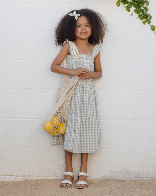 Josie Dress | Eucalyptus Gingham