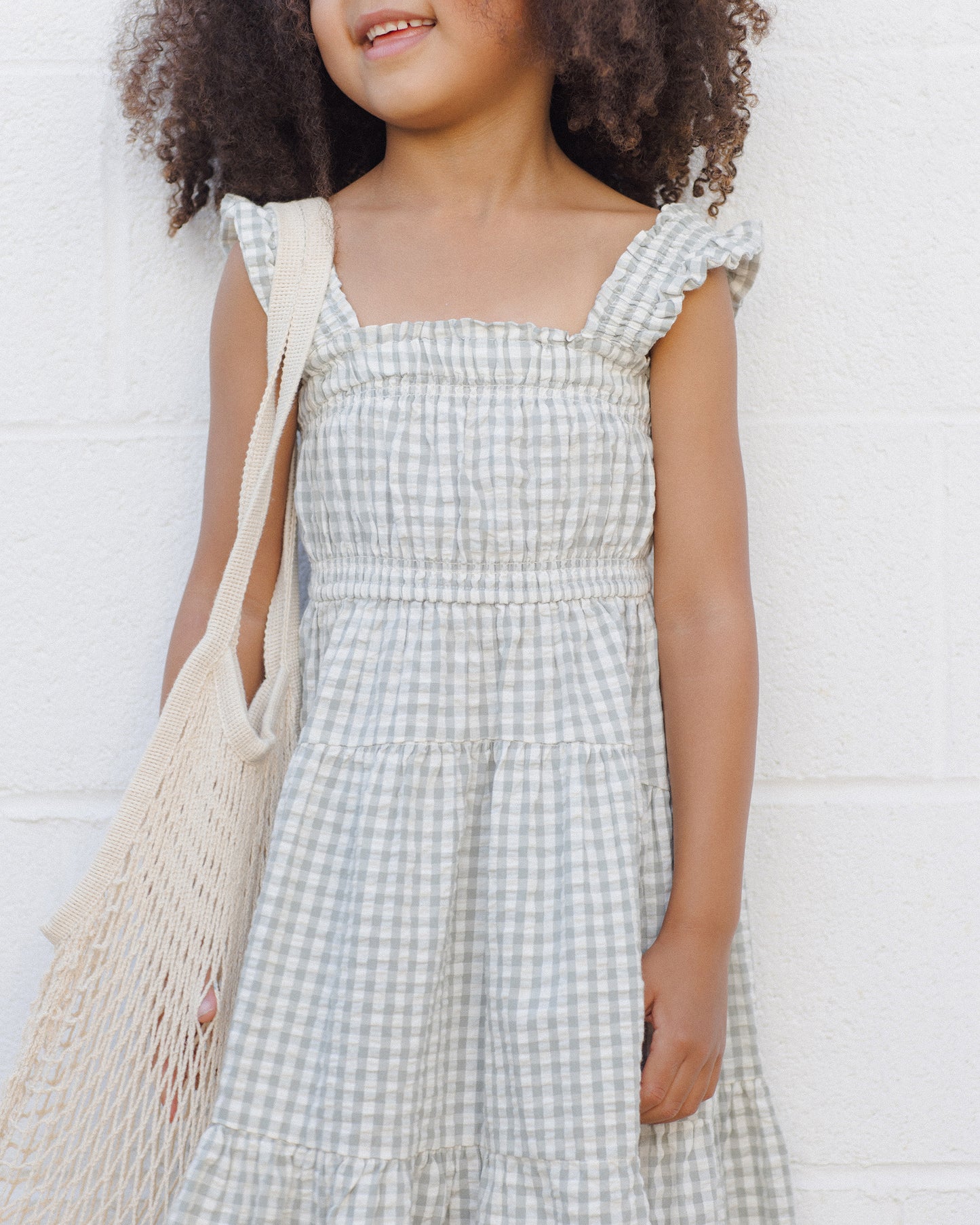 Josie Dress | Eucalyptus Gingham