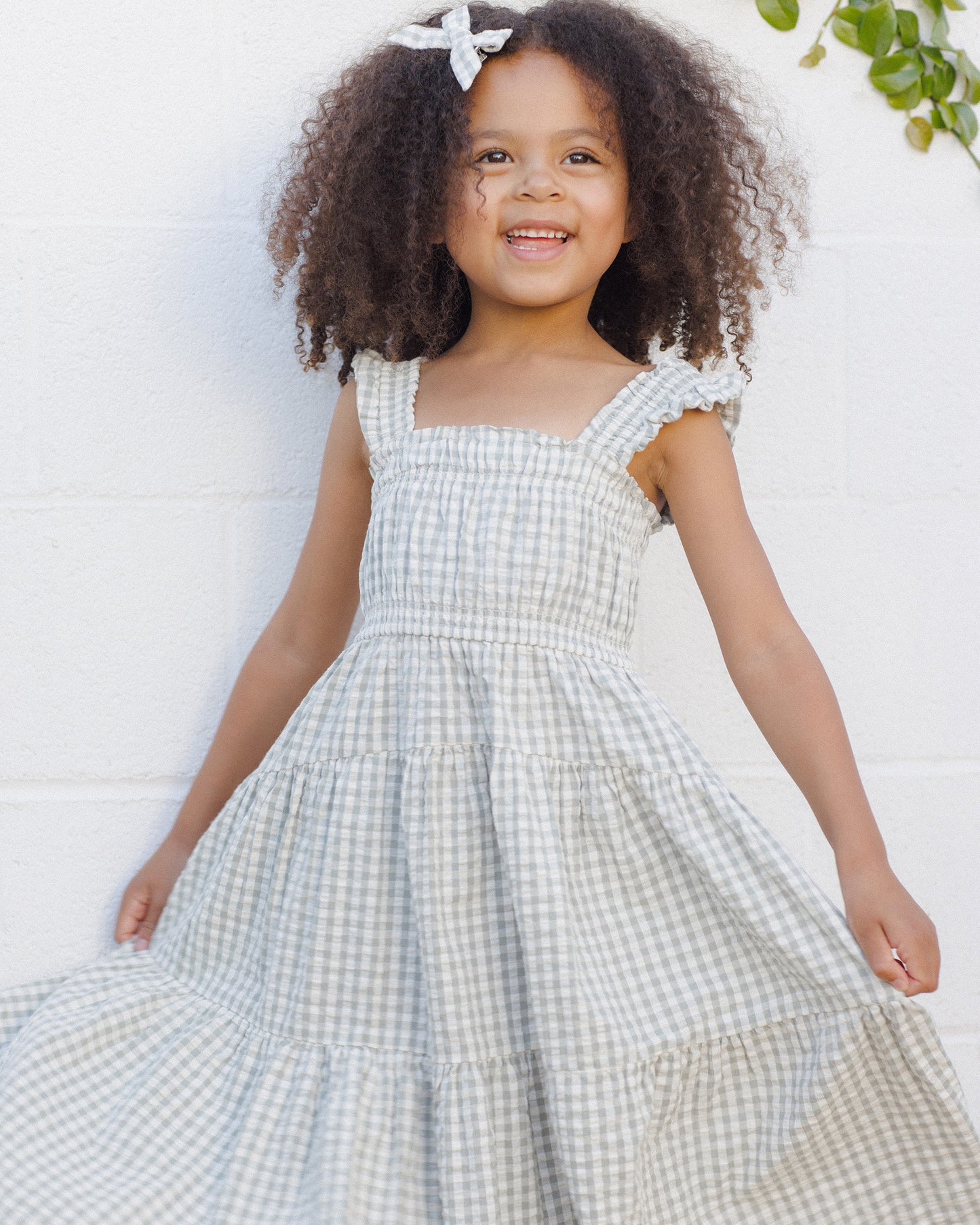 Josie Dress | Eucalyptus Gingham