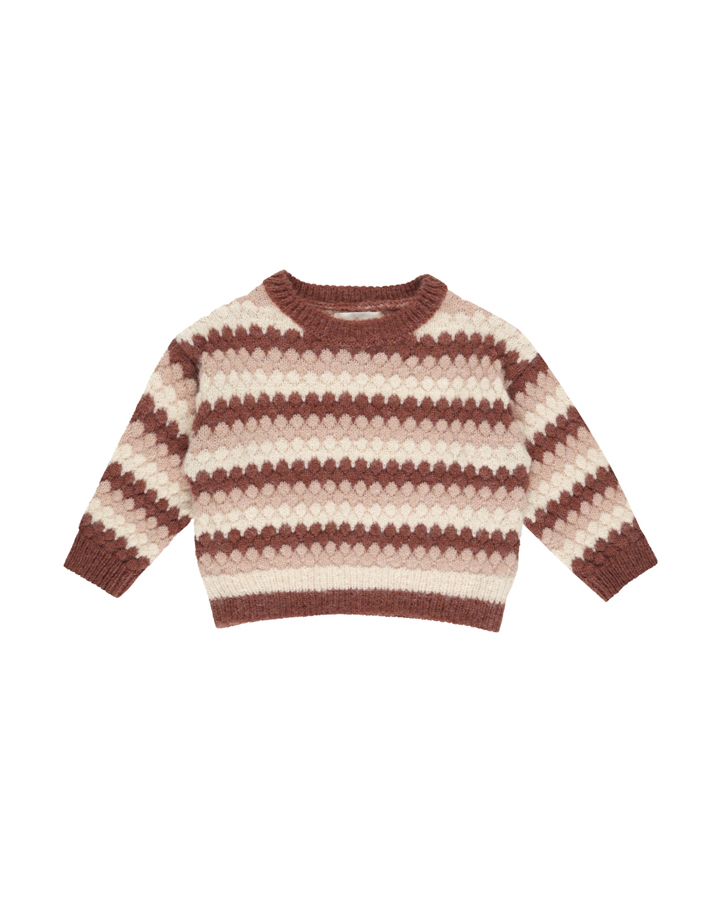 Aspen Sweater | Brick & Rose Multi Stripe