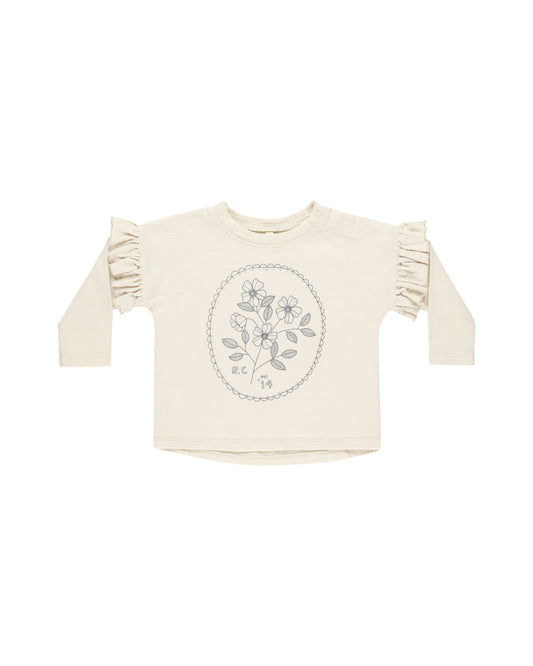 Ruffle Long Sleeve Tee | Wildflower