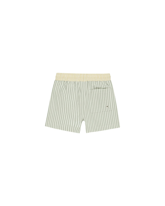 Boardshort || Sage Stripe