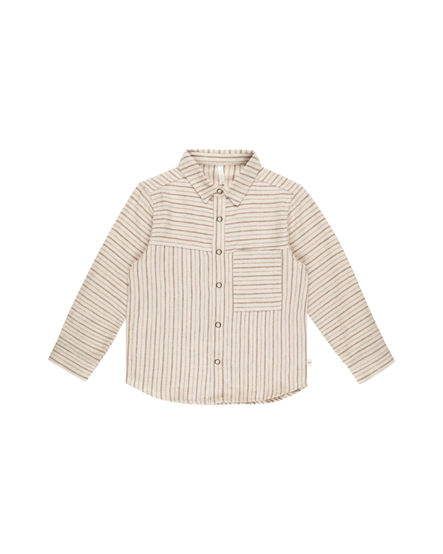 Walker Shirt | Saddle Pinstripe