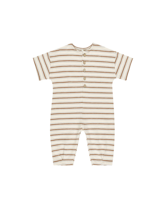 Hayes Jumpsuit | Saddle Stripe