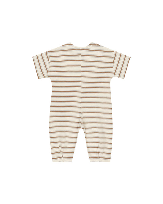 Hayes Jumpsuit | Saddle Stripe