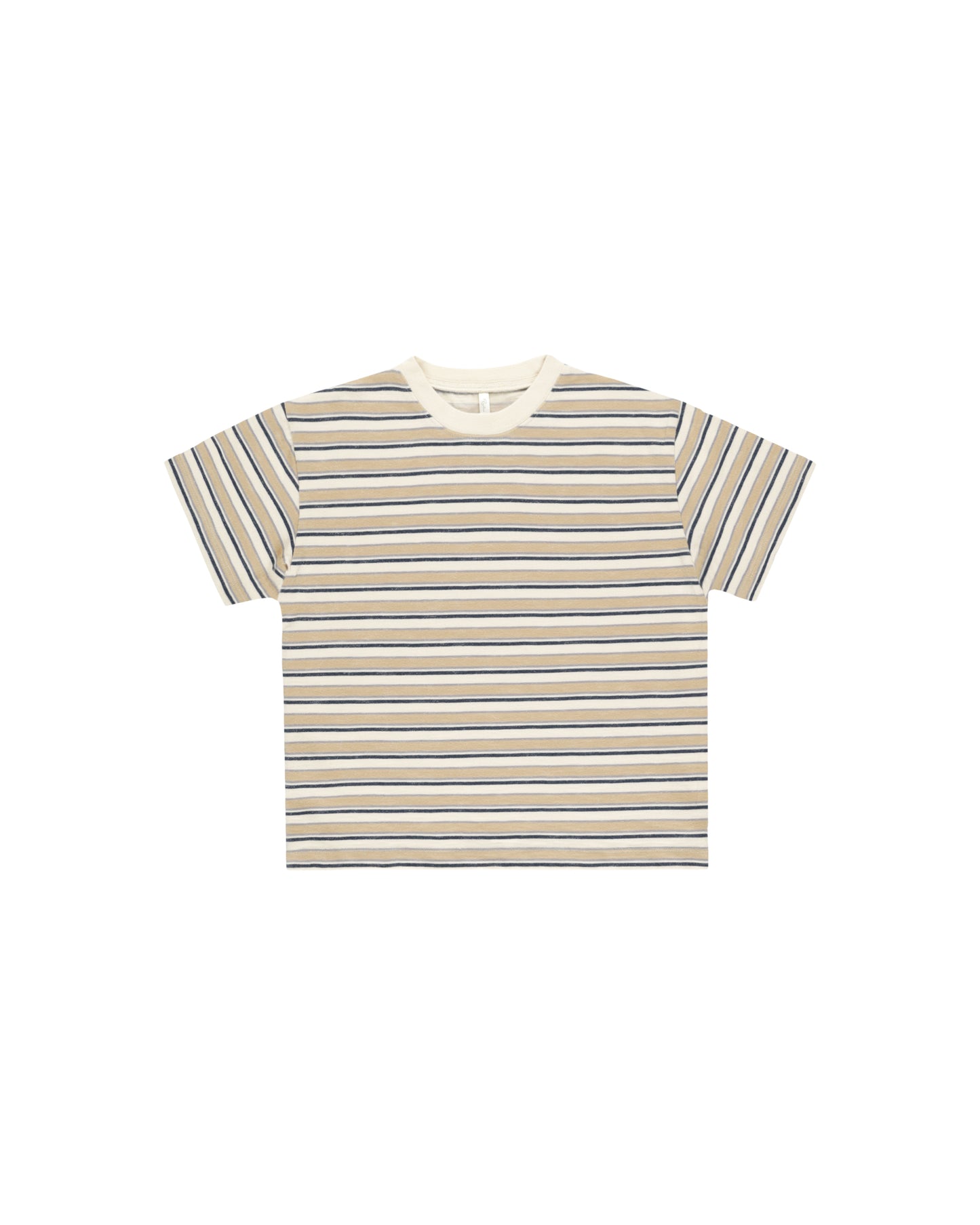 Relaxed Tee | Blue Vintage Stripe