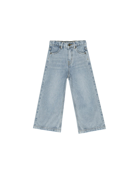 Straight Leg Pant | Light Washed Denim