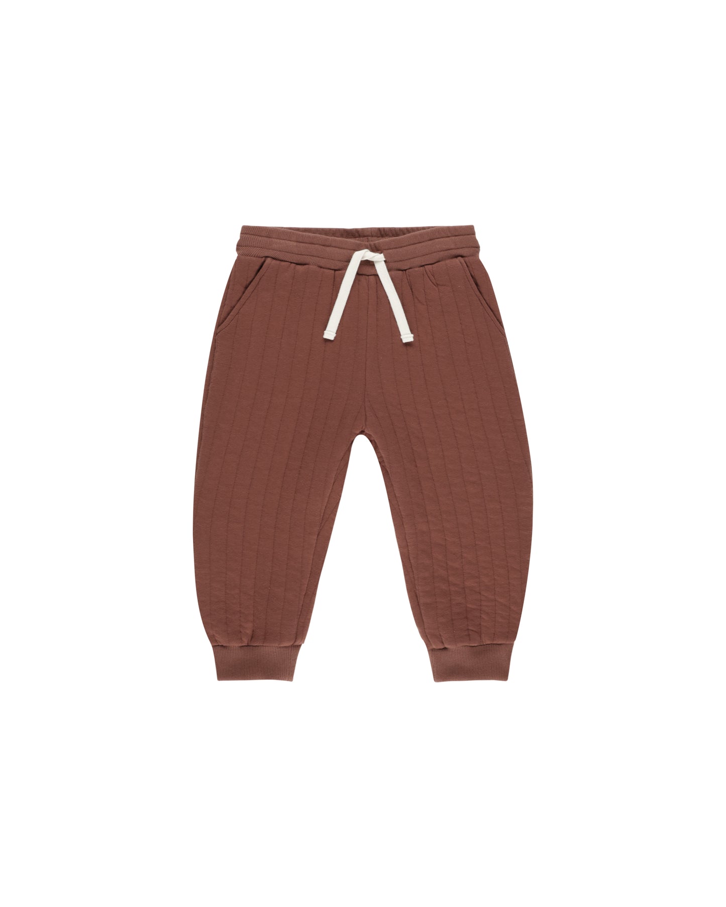 Quilted Pant | Brick