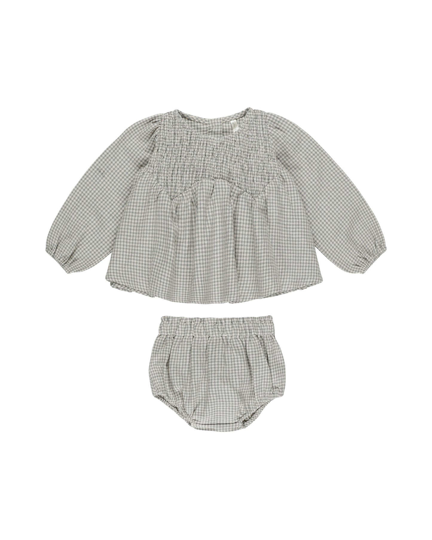 Sophia Top + Bloomer Set | Forest Gingham