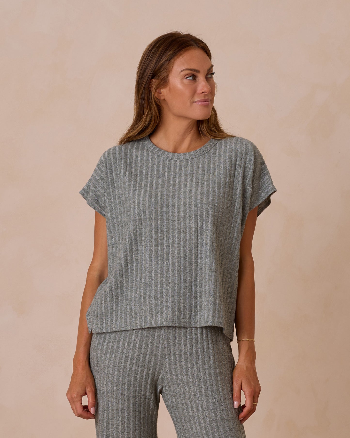 Women's Cozy Rib Knit Set | Eucalyptus