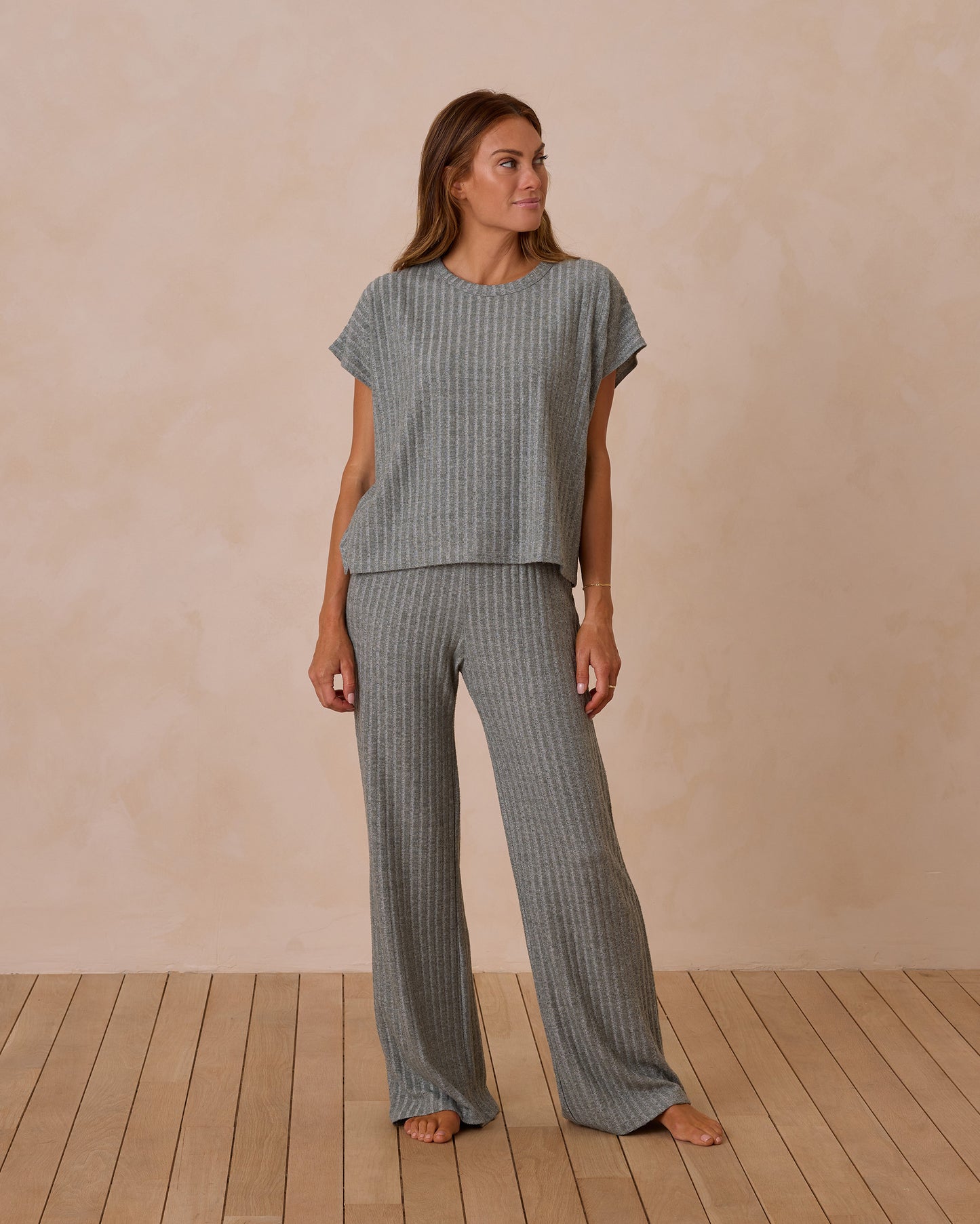 Women's Cozy Rib Knit Set | Eucalyptus