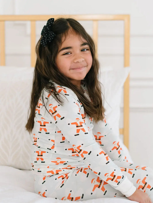 Kids Bamboo Pajama Set | Santa Angels