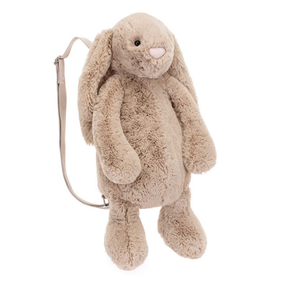 Bashful Beige Bunny Backpack