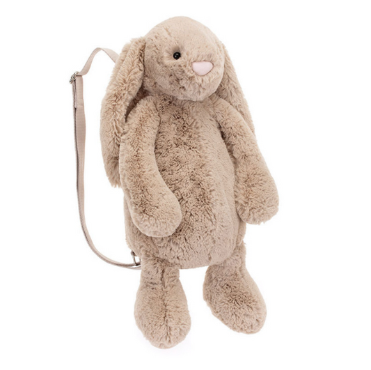 Bashful Beige Bunny Backpack