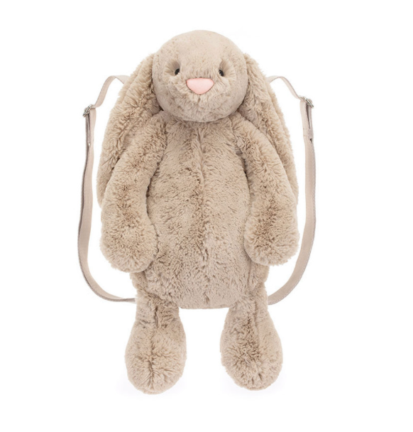 Bashful Beige Bunny Backpack