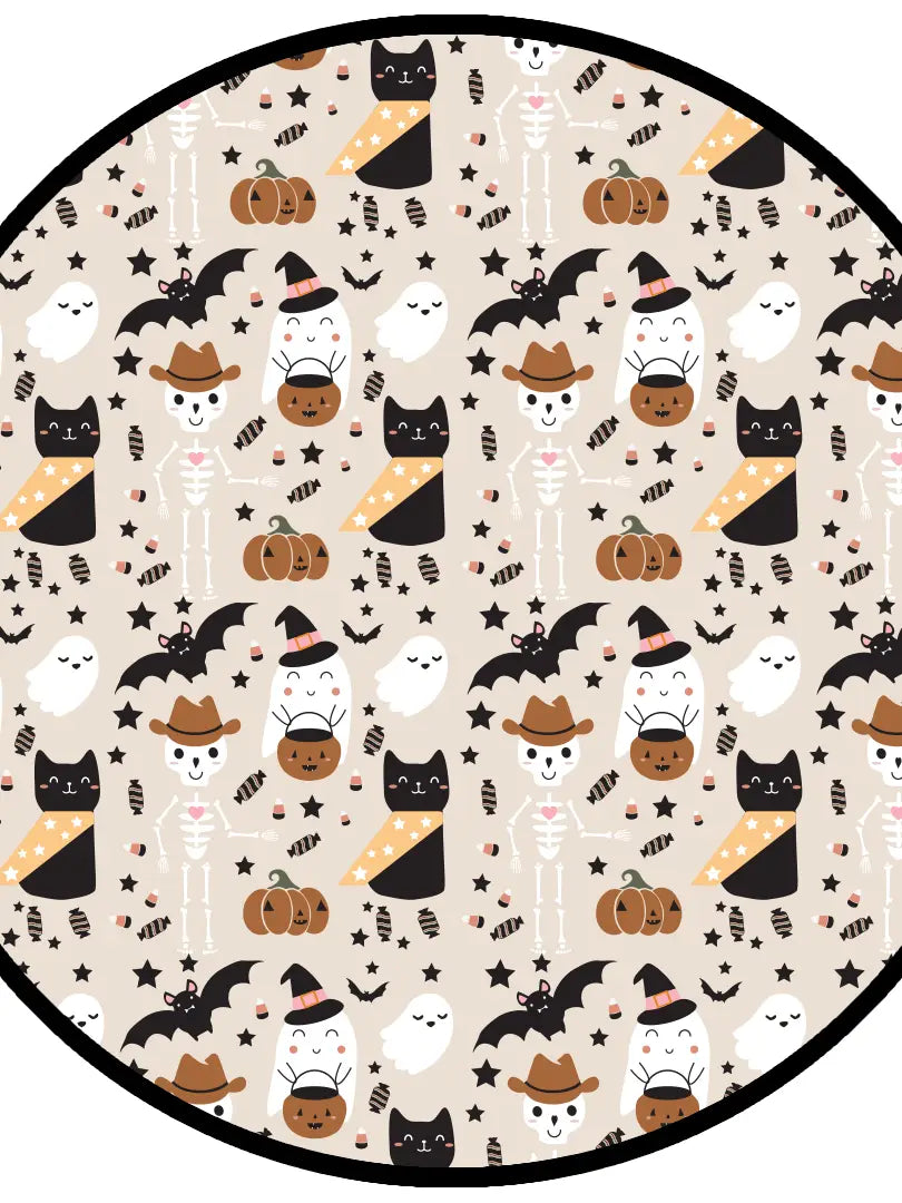 *FINAL SALE* Spooky Cute Halloween Beige Bamboo Baby Pajama