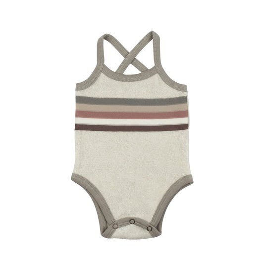 Organic Terry Cloth Bodysuit | Neutrals