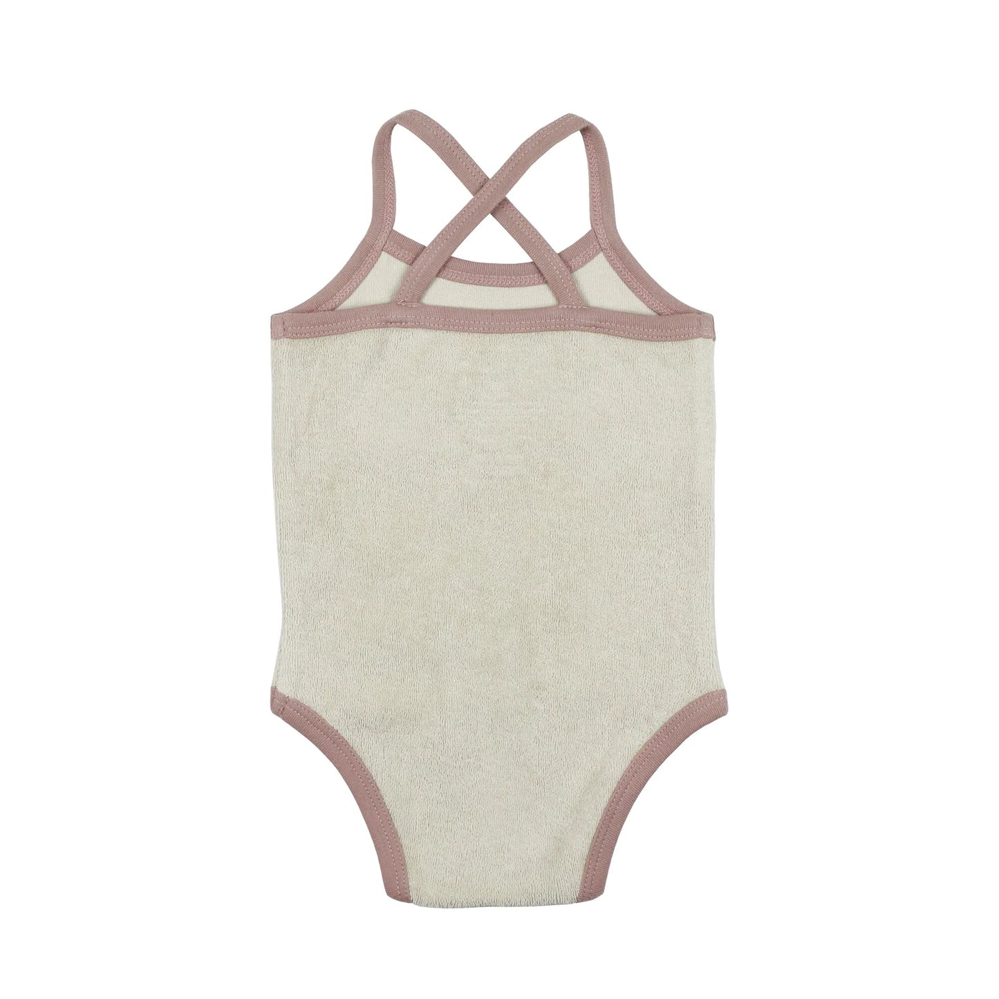 Organic Terry Cloth Bodysuit | Pinks