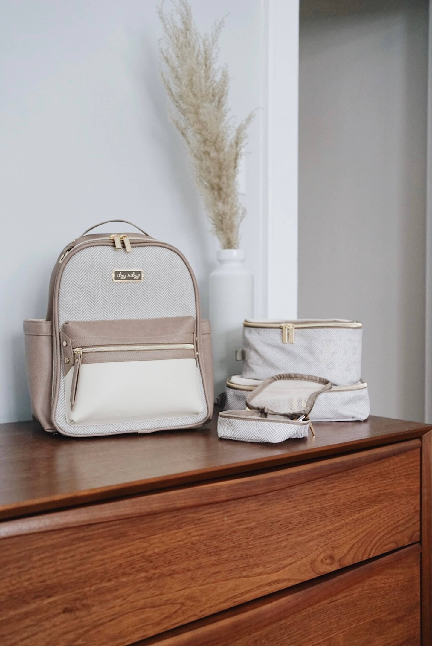 Taupe Pack Like a Boss™ Diaper Bag Packing Cubes