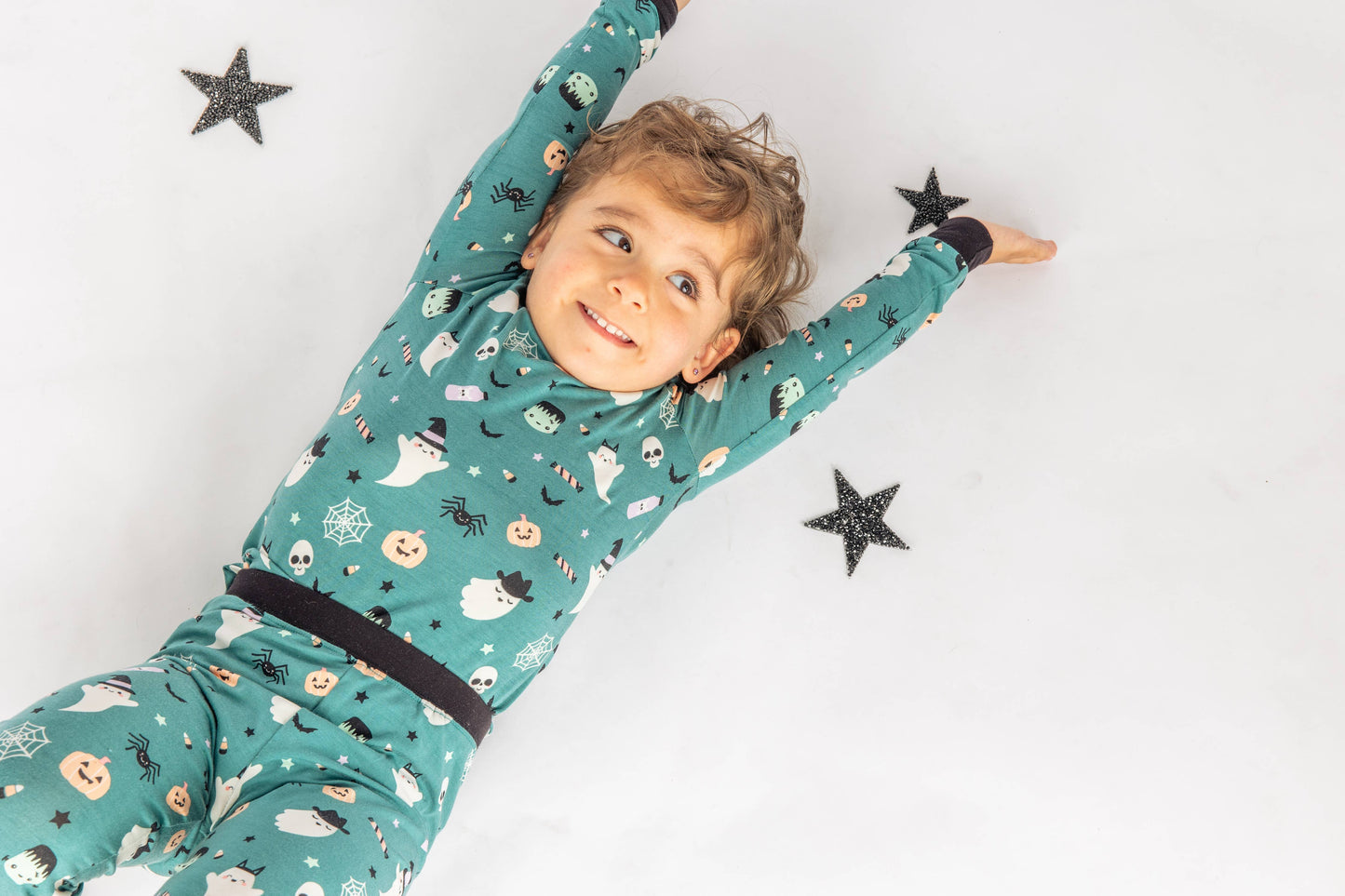 Bamboo Kids Pajama Set | Boo Crew Ghost (Glow in the Dark)