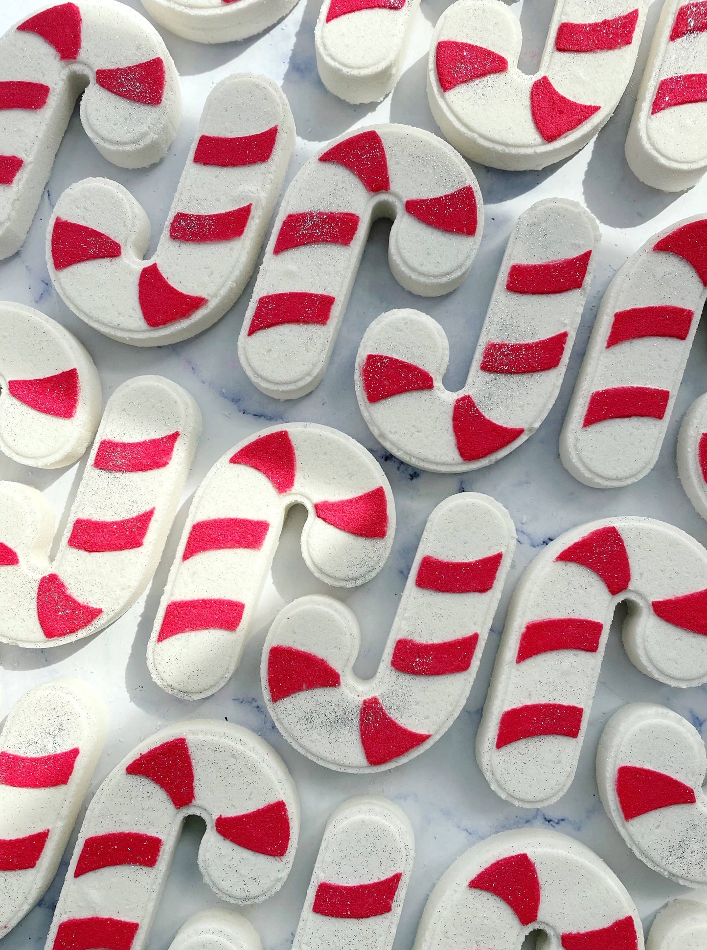 Candy Cane Bath Bomb