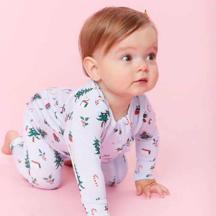 Baby Bamboo Romper | Holiday Cheer