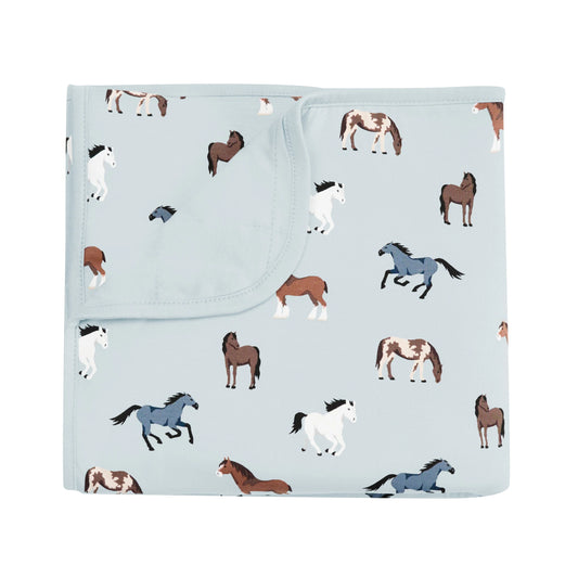 Bamboo Baby Blanket | Horse