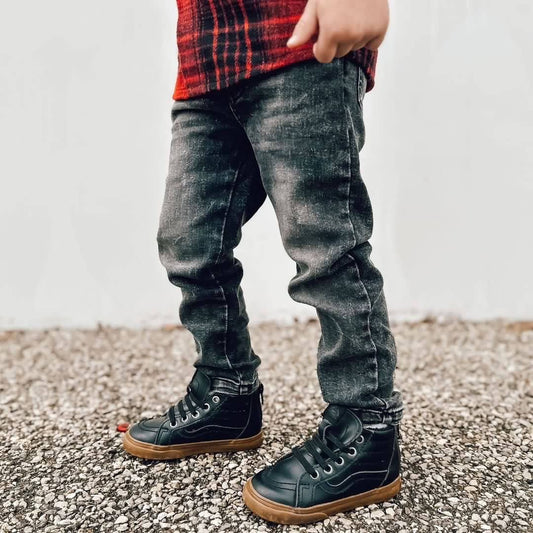 Stretch Denim | Faded Black