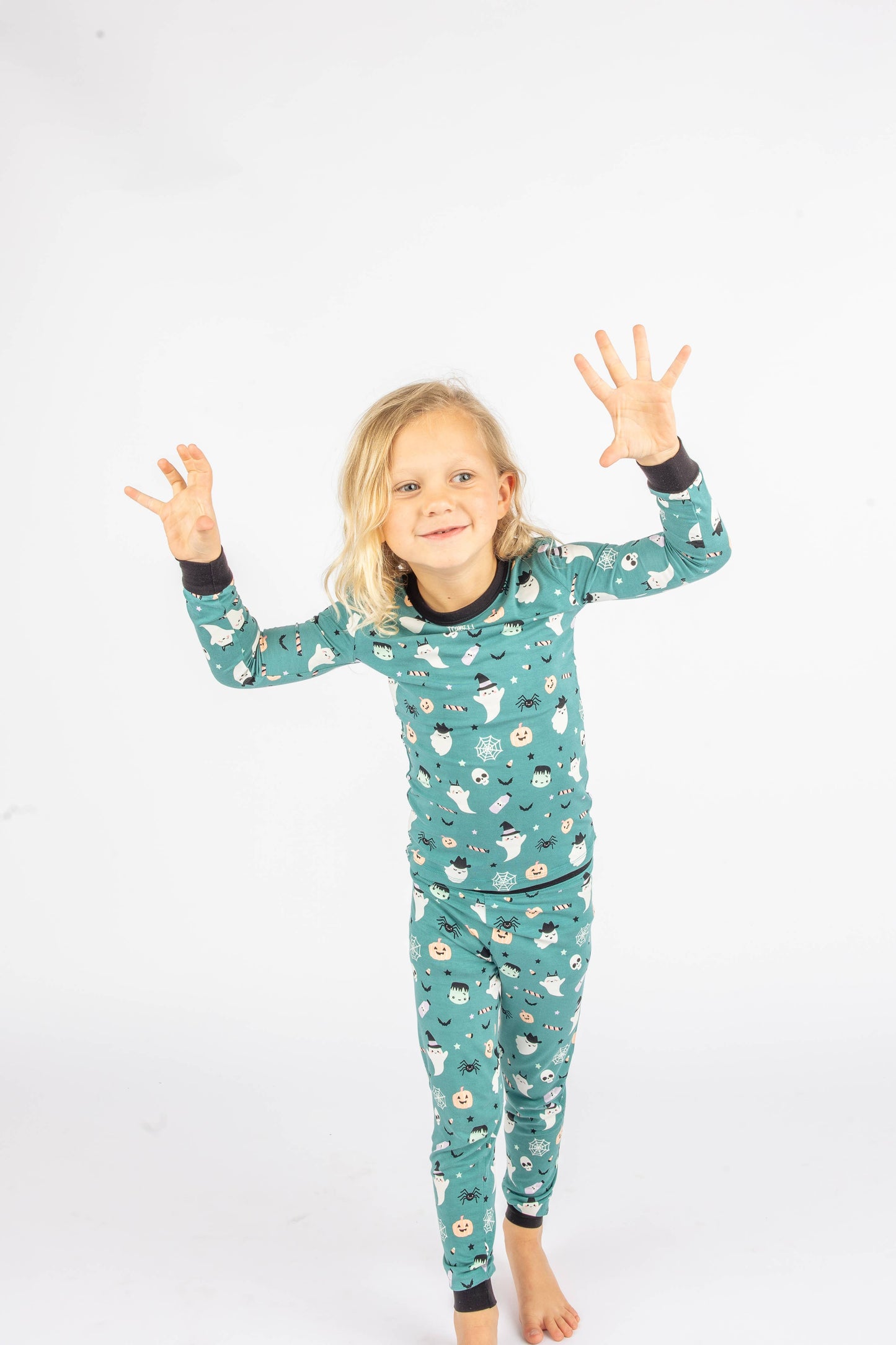 Bamboo Kids Pajama Set | Boo Crew Ghost (Glow in the Dark)