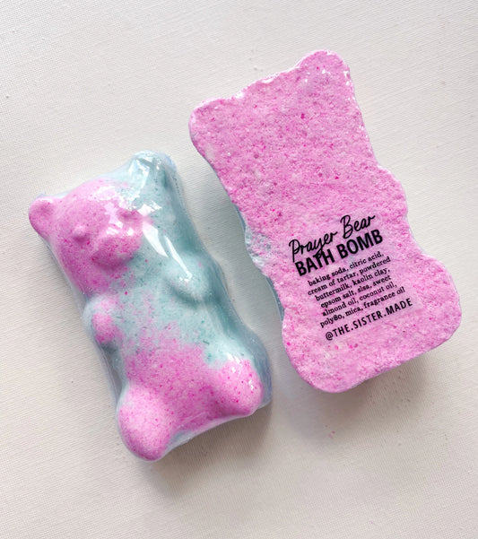 Prayer Bear Bath Bomb - With Prayer Inside!